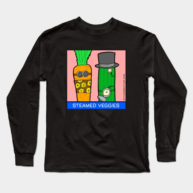 Steamed Veggies Long Sleeve T-Shirt by Mythdirection